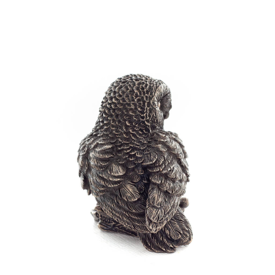 Κουκουβάγια ή Γλαύκα: το ιερό πουλί, σύμβολο σοφίας, σύνεσης,6εκ Ολόσωμο Αγαλματίδιο με Ηλεκτρόλυση μπρούτζου Veronese Βερονέζ 5