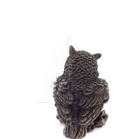 Owl or Glauca on Branch with Foot on Head 6cm Full Body Veronese Bronze Electrolysis Figurine Veronese 4 - grifon.se 