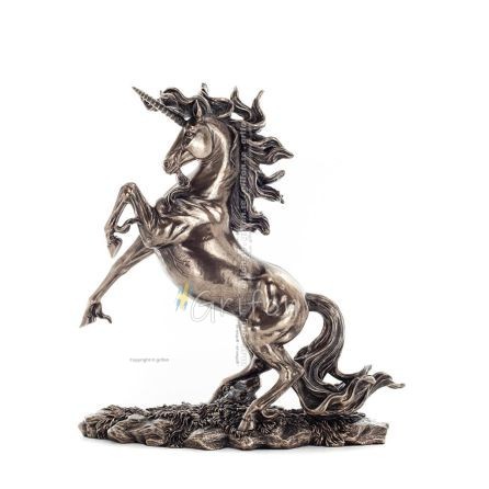 Unicorn: symbol of purity and love without carnal pleasures 30cm Veronese Bronze Electrolysis figurine Veronese 1 - grifon.se 