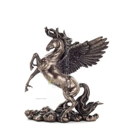 Pegasus: född av blod, följde muserna och Zeus, 28x26cm Veronese Brons Elektrolytisk Helkroppsstatyett Veronese 1 - grifon.se 