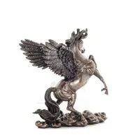 Pegasus: född av blod, följde muserna och Zeus, 28x26cm Veronese Brons Elektrolytisk Helkroppsstatyett Veronese 3 - grifon.se 