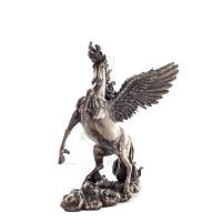 Pegasus: born of blood, followed the muses and Zeus, 28x26cm Veronese Bronze Electrolytic Full Body Statuette Veronese 5 - grifo