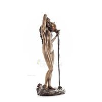 Source, Daughter, female 29.5cm Full-length statuette with Electrolytic Veronese bronze, ancient Greece Veronese 6 - grifon.se 