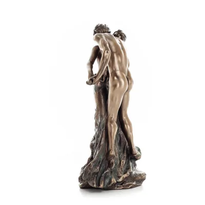 Waltz Couple Dance 28cm Veronese Bronze Electroplating Full Body Figurine Modern Decorative Veronese 3 - grifon.se 