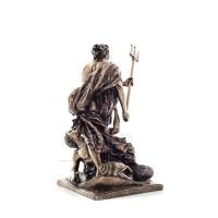 Poseidon: God of the Sea, Earthquakes, Earth, Storms and Words 28.5cm Veronese Bronze Electrolytic Full Body Statuette Veronese 