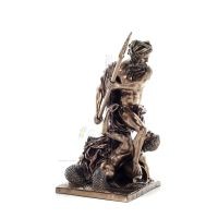 Poseidon: God of the Sea, Earthquakes, Earth, Storms and Words 28.5cm Veronese Bronze Electrolytic Full Body Statuette Veronese 