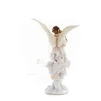 Ängel som håller ett barn och blommor 27cm Helfigur Figurin Veronese, religiös - andlig Veronese 3 - grifon.se 