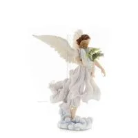 Angel holding a child and flowers 27cm Full-body Figurine Veronese, religious - spiritual Veronese 5 - grifon.se 