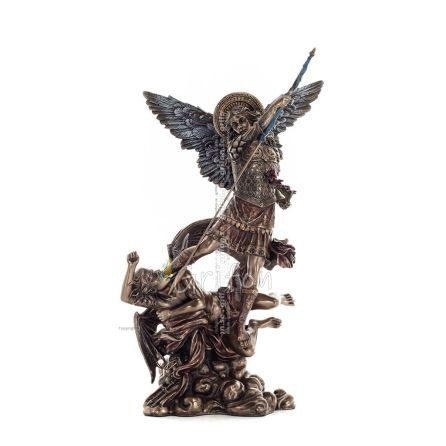 Archangel Michael: God-Like, One of the First Lords 33.5cm Veronese Bronze Electrolytic Full Body Statue, Christian Veronese 1 -
