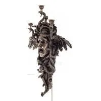 Medusa: The wild-eyed mermaid, Wall sconce 50x61.5cm Bust, Veronese bronze electrolysis Veronese 2 - grifon.se 