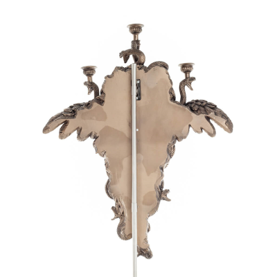 Medusa: The wild-eyed mermaid, Wall sconce 50x61.5cm Bust, Veronese bronze electrolysis Veronese 4 - grifon.se 