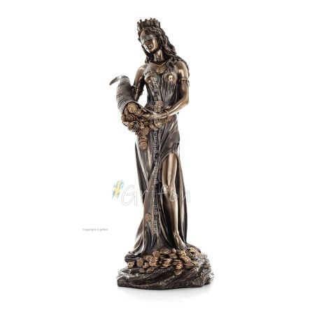 Fortune: The View of the Prosperity and Wealth of a City 71cm Veronese Electrolytic Bronze Full Length Statuette Veronese 1 - gr