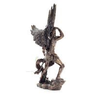 Archangel Uriel: The Light of God 34cm Veronese Bronze Electroplated Full Body Statue, Christian Veronese 4 - grifon.se 
