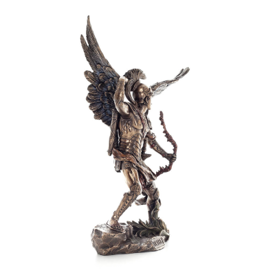 Archangel Uriel: The Light of God 34cm Veronese Bronze Electroplated Full Body Statue, Christian Veronese 5 - grifon.se 