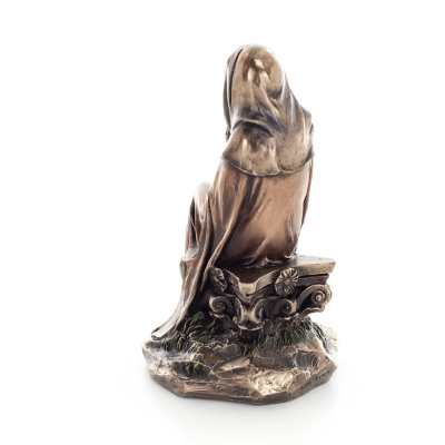 Virgin Mary the Virgin Mary or Theotokos with Jesus Christ 17cm Veronese Bronze Electrolysis Full Body Statue Veronese 3 - grifo