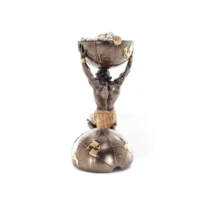 Atlas 32,5 cm smyckeskrin, smyckeskrin, fodral för förvaring, med Veronese bronselektrolys, antikens Grekland Veronese 3 - grifo