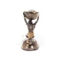 Atlas 32,5 cm smyckeskrin, smyckeskrin, fodral för förvaring, med Veronese bronselektrolys, antikens Grekland Veronese 3 - grifo