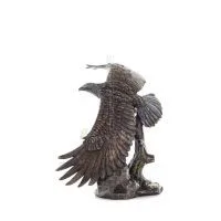 Eagle catching fish & flying over the wave 38 cm Full-body statue with Bronze Electrolysis Veronese Veronese 3 - grifon.se 