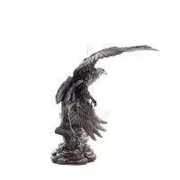 Eagle catching fish & flying over the wave 38 cm Full-body statue with Bronze Electrolysis Veronese Veronese 5 - grifon.se 