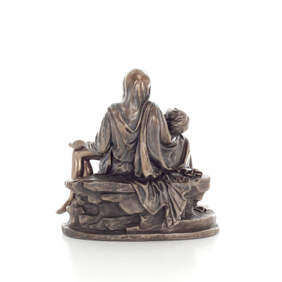 Michelangelos Pietas The Deposition of Christ 16cm Electrolytic Veronese Bronze, Christian, Tabletop Figurine Veronese 3 - grifo