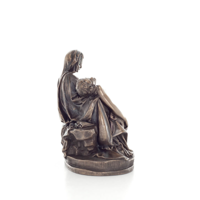 Michelangelos Pietas The Deposition of Christ 16cm Electrolytic Veronese Bronze, Christian, Tabletop Figurine Veronese 4 - grifo