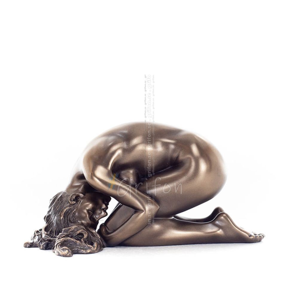 Modern Female Nude 7.5x14.5cm Veronese Bronze Electroplating Full Body Statue Veronese 1 - grifon.se 