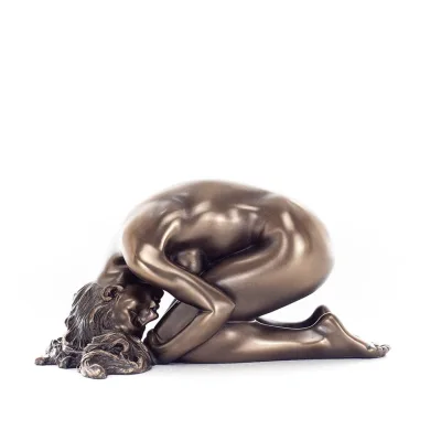 Modern Female Nude 7.5x14.5cm Veronese Bronze Electroplating Full Body Statue Veronese 1 - grifon.se 