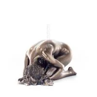 Modern naken kvinna 7,5 x 14,5 cm Veronese brons galvaniserad helkroppsstaty Veronese 6 - grifon.se 
