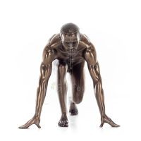 Runner: Athlete Symbol of Olympic Games, from Sculpture 13.5cm Veronese Bronze Electroplating Full Body Statue Veronese 1 - grif