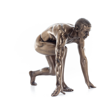 Δρομέας: Αθλητής σύμβολο Ολυμπιακών αγώνων, από γλυπτό 13,5εκ Ολόσωμο άγαλμα με Ηλεκτρόλυση μπρούτζου Veronese Βερονέζ 6 - grifo