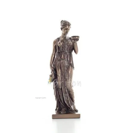 Ibe: The Goddess of Youth and Vitality 31cm Veronese Bronze Elektrolytisk Helkroppsstaty, antikens Grekland Veronese 1 - grifon.