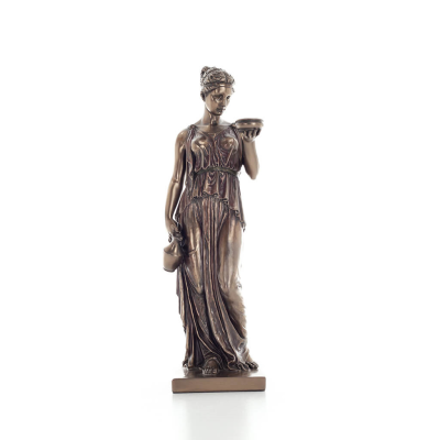 Ibe: The Goddess of Youth and Vitality 31cm Veronese Bronze Electrolytic Full Body Statue, Ancient Greece Veronese 1 - grifon.se