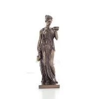 Ibe: The Goddess of Youth and Vitality 31cm Veronese Bronze Elektrolytisk Helkroppsstaty, antikens Grekland Veronese 1 - grifon.