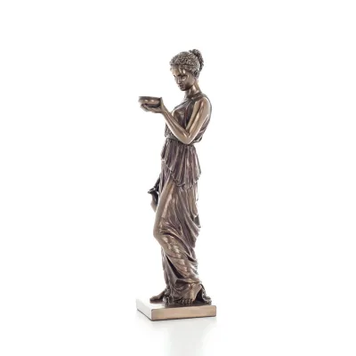 Ibe: The Goddess of Youth and Vitality 31cm Veronese Bronze Electrolytic Full Body Statue, Ancient Greece Veronese 2 - grifon.se