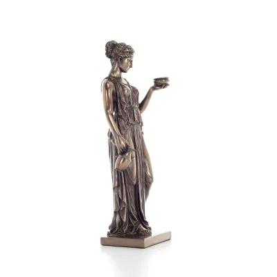 Ibe: The Goddess of Youth and Vitality 31cm Veronese Bronze Electrolytic Full Body Statue, Ancient Greece Veronese 5 - grifon.se