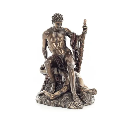 Theseus & Minotaur: The Last Battle of One, 19,5 cm Veronese Electrolytic Bronze Helkroppsstaty, minoisk civilisation Veronese 1