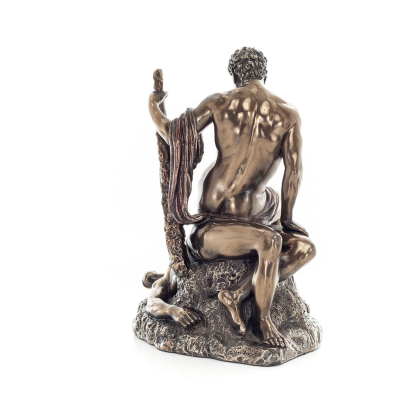 Theseus & Minotaur: The Last Battle of One, 19.5cm Veronese Electrolytic Bronze Full Body Statue, Minoan Civilization Veronese 4