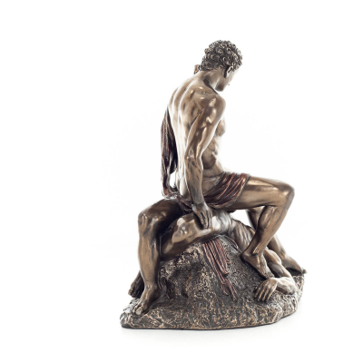 Theseus & Minotaur: The Last Battle of One, 19.5cm Veronese Electrolytic Bronze Full Body Statue, Minoan Civilization Veronese 5