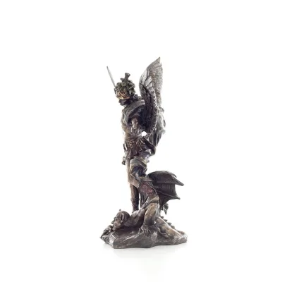 Archangel Michael: Like God, One of the First Lords 28cm Veronese Bronze Electrolytic Full Body Statue, Christian Veronese 2 - g