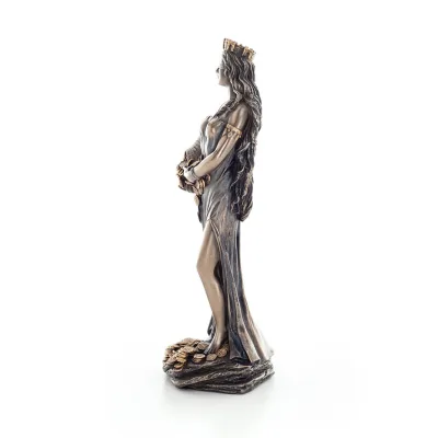 Fortune: The View of Prosperity and Wealth of a City 18.5cm Veronese Electrolytic Bronze Full Body Statue Veronese 2 - grifon.se