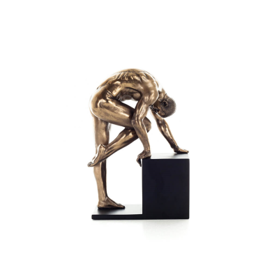 Modern Male Nude 20.5cm Veronese Bronze Electroplating Full Body Statue Veronese 1 - grifon.se 