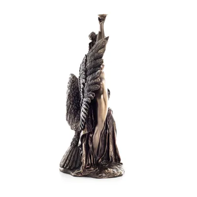 Ibe: The Goddess of Youth and Vitality & his Eagle 30cm Elektrolytisk brons Veronese staty i full längd, antikens Grekland Veron