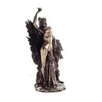 Ibe: The Goddess of Youth and Vitality & his Eagle 30cm Elektrolytisk brons Veronese staty i full längd, antikens Grekland Veron