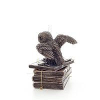 Owl 12cm Jewelry Box, Jewelry Box, Box-like Case for Storage, Veronese Bronze Electroplating Full Body Statue Veronese 2 - grifo