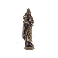 Jungfru Maria Jungfru Maria eller Theotokos med Jesus Kristus 26,5 cm Hellängd Veronese brons elektrolysstaty Veronese 1 - grifo