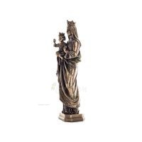 Virgin Mary the Virgin Mary or Theotokos with Jesus Christ 26.5cm Full Length Veronese Bronze Electrolysis Statue Veronese 2 - g