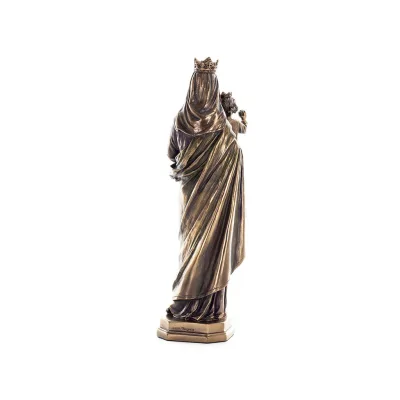 Jungfru Maria Jungfru Maria eller Theotokos med Jesus Kristus 26,5 cm Hellängd Veronese brons elektrolysstaty Veronese 4 - grifo