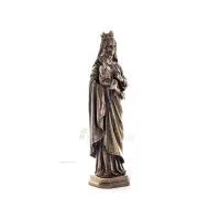 Jungfru Maria Jungfru Maria eller Theotokos med Jesus Kristus 26,5 cm Hellängd Veronese brons elektrolysstaty Veronese 6 - grifo