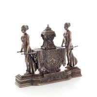 Ρολόι γυναίκες μεταφέρουν τεφροδόχο 30χ36εκ Ηλεκτρόλυση μπρούτζου Veronese, Διακοσμητικό Βερονέζ 3 - grifon.se 