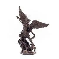 Ärkeängel Michael: Like God, One of the First Lords 11 cm Veronese Bronze Elektrolytisk Helkroppsstaty, Christian Veronese 1 - g